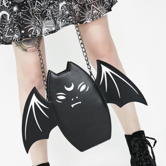 Killstar Grumpy Bat Purse BRAND NEW - Picture 2 of 8